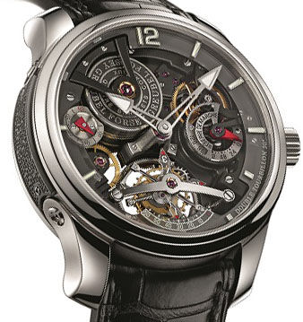 Greubel Forsey GF02s Platine Bi-color Double Tourbillon Technique 30 ° Bi-color watch replica